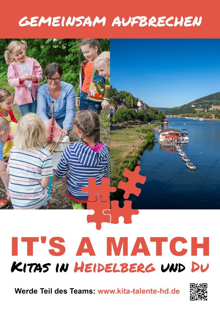 Kampagnenposter in rot.