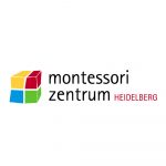 Logo von Montessori Zentrum. Bunter Würfel.