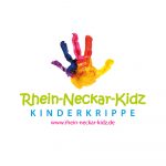 Logo der Rhein-Nechar-Kidz. Bunte Kinderhand.