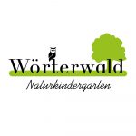 Logo des Trägers Wörterwald. Wald und Eule.